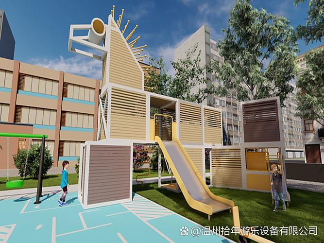飞碟与太空造型不锈钢滑梯 从工厂智造到商业综合体的场景革命